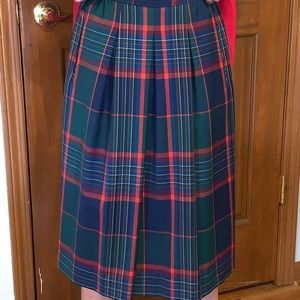 Pendleton 100% Virgin Wool Women’s Plaid Skirt